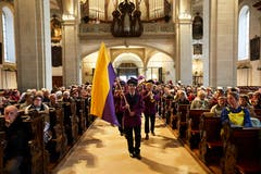 An der Guuggermesse in der Luzerner Hofkirche. (Bild: Jakob Ineichen, 2. März 2019)