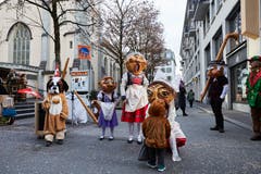 Impressionen von der Strassenfasnacht in der Stadt Luzern. (Bild: Jakob Ineichen, 2. März 2019)