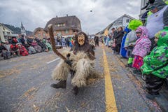 Die Ostergauer Moorsträggele machen die Dagmerseller Strassen unsicher. (Bild: Pius Amrein, Dagmersellen, 2. März 2019)