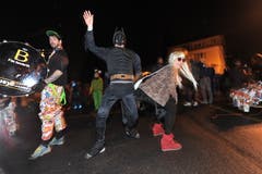 Maskenball in Amsteg. (Bild: Urs Hanhart, 1. März 2019)