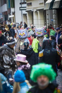 Impressionen von der Strassenfasnacht in der Stadt Luzern. (Bild: Jakob Ineichen, 2. März 2019)