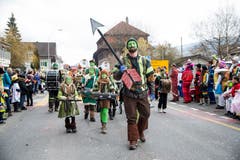 Impressionen vom Umzug in Schachen. (Bild: Manuela Jans-Koch, Schachen, 2. März 2019)