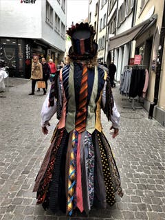 Was für eine tolle Idee: Die Kreativität während der Fasnacht ist immer wieder bewundernswert. (Bild: Margrith Imhof-Röthlin, Luzern, 2. März 2019)