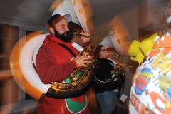 Maskenball in Amsteg. (Bild: Urs Hanhart, 1. März 2019)