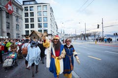 Impressionen von der Strassenfasnacht in der Stadt Luzern. (Bild: Jakob Ineichen, 2. März 2019)