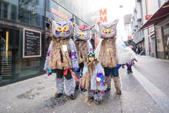 Impressionen von der Strassenfasnacht in der Stadt Luzern. (Bild: Jakob Ineichen, 2. März 2019)