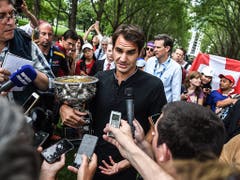 29. Januar 2017: Die längste Durststrecke Federers endet am Australian Open mit dem 89. Titel (Bild: KEYSTONE/EPA/FILIP SINGER)