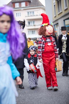 Am Kinderumzug in Kriens. (Bild: Jakob Ineichen, 2. März 2019)