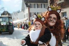 Umzug Schattdorf. (Bild: Urs Hanhart, 2. März 2019)