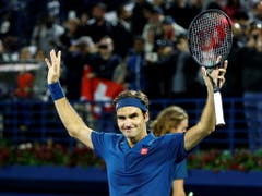 Bei 100 angelangt: In Dubai holte sich Federer am Samstag seinen 100. Titel (Bild: KEYSTONE/EPA/ALI HAIDER)