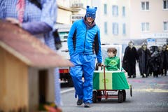 Am Kinder-Fasnachtsumzug in Kriens. (Bild: Jakob Ineichen, 2. März 2019)