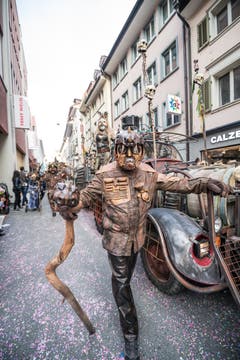 Impressionen von der Strassenfasnacht in der Stadt Luzern. (Bild: Roger Grütter, 2. März 2019)