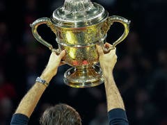 Federers erfolgreichste Turniere: Die Swiss Indoors in Basel... (Bild: KEYSTONE/GEORGIOS KEFALAS)