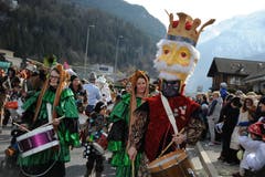 Umzug Schattdorf. (Bild: Urs Hanhart, 2. März 2019)
