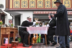 Bühnenreif inszenierter Streit im Kloster Maria "StreitEngel".