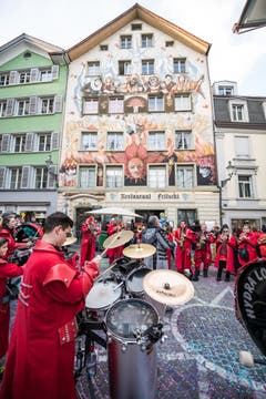 Impressionen von der Strassenfasnacht in der Stadt Luzern. (Bild: Roger Grütter, 2. März 2019)