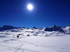 Traumhaftes Panoramawetter am Skitag auf der Melchsee-Frutt/OW. (Bild: Urs Gutfleisch, Melchsee-Frutt, 20. März 2019)