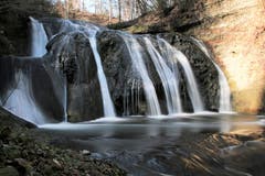 Der Bielbach Wasserfall. (Bild: Irene Wanner, Werthenstein, 21. März 2019)