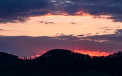Abendrot über Herisau. (Bild: Luciano Pau)