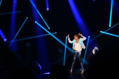 Andrea Berg heizt richtig ein.