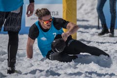 Snow-Volleyball-Schweizer-Meisterschaften in Andermatt. (Bild: Stephan Schori/Sportmoments