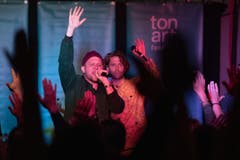 Eindrücke vom 14. Tonart Festival 2019: Knackeboul mit Chocolococolo (Bild: Valentin Luthiger, 23. März 2019)