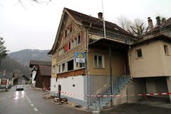 Das Restaurant in Oberriet ist nach dem Feuer unbewohnbar. (Bilder: Hildegard Bickel)
