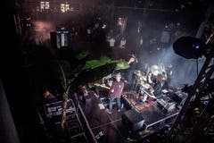 Blick auf die Bühne beim Winterfestival. (Bild: Nadia Schärli, Wolhusen, 23. März 2019)