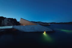 Das «Under» wird aber nicht nur ein kulinarischer Tempel, sondern auch eine Forschungsstation. (Bild: PD/Snöhetta)