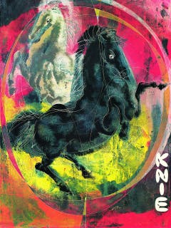 Knie-Plakat des Luzerner Künstlers Hans Erni. (Bild: Hans Erni Museum)