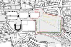 ...wird die Autobahn unter der neuen Halle verschwinden. Die Halle kostet... (Bilder: zvg)