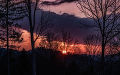 Sonnenuntergang bei Steckborn. (Bild: Christian Müller)