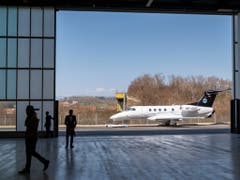 Am Freitag ist der neue Businessterminal in Betrieb genommen worden. (Bild: Keystone/ADRIEN PERRITAZ)