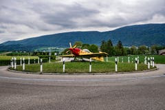 3. Preis Alltag: Kreiselschmuck im Berner Seeland. (Bild: Matthias Käser für «Bieler Tagblatt»)