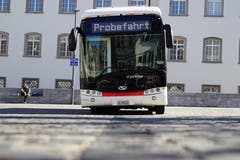 Vor allem die Anwohner rund um den Gallusplatz freuen sich besonders auf den geräuscharmen Bus.
