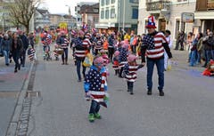 Sie werden dem «American Dream» gerecht und leben ihn, zumindest während der fünften Jahreszeit in Ebnat-Kappel. (Bild: Peter Jenni, 2. März 2019)