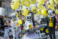 Die «Freestyle Families» mit dem Motto «Marshmello». (Bild: Pius Amrein, Horw, 3. März 2019)