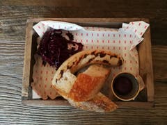 ... £ 9.25, was etwa 12 Franken entspricht. Die Wurst gilt als besonderes... (Bild: Sandro Zulian)