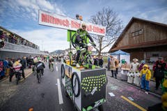 Die Mittwoch Biker Ettiswil. (Bild: Roger Grütter, Ettiswil, 3. März 2019)