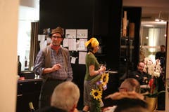 Die Clique "Leebe" in (Bild: Martin Rechsteiner)