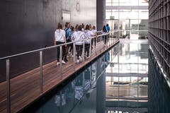 Die Hochdorfer «Crazy Nutellas» machen sich auf den Weg auf die grosse Bühne. (Bild: Roger Grütter, Luzern, 30. März 2019)