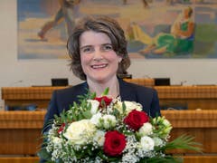 Die neu gewählte Baselbieter Regierungsrätin Kathrin Schweizer (SP). (Bild: KEYSTONE/GEORGIOS KEFALAS)