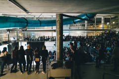Für die Meisterschaft wurde im Neubad extra eine Tribüne installiert.