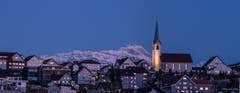 Schwellbrunn in der blauen Stunde. (Bild: Luciano Pau)