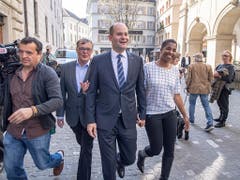 Fabian Peter konnte am Sonntag den freiwerdenden FDP-Sitz verteidigen. (Bild: KEYSTONE/URS FLUEELER)
