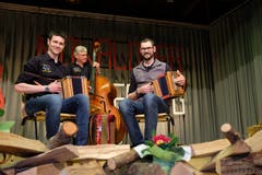 Das Ländlertrio Stöckli-Buebe.