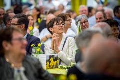 Im Publikum: Regierungsrätin Monika Knill. (Bild: Andrea Stalder)
