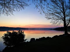 Wunderbare Abendstimmung am Sempachersee. (Bild: Urs Gutfleisch, Sempach, 31.03.2019)