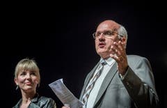 Ruedi Zbinden auf der Bühne. (Bild: Andrea Stalder)