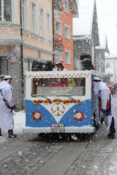 «Gidelmäändig»-Umzug in Andermatt. (Bild: Uwe Zaugg, 4. März 2019)